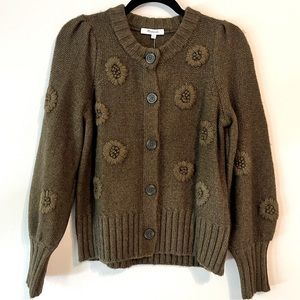NWT Madewell Embroidered Cardigan Size S